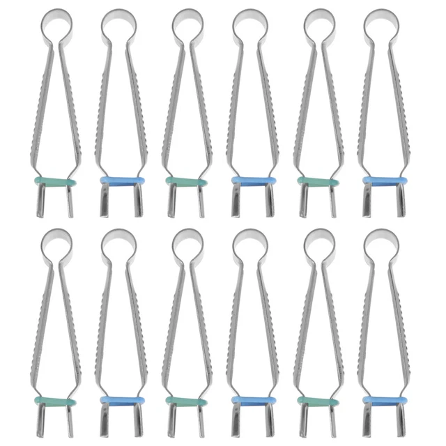 12 pz pinzette in pizzo morsetto per torta clip fondente crimpare biscotto