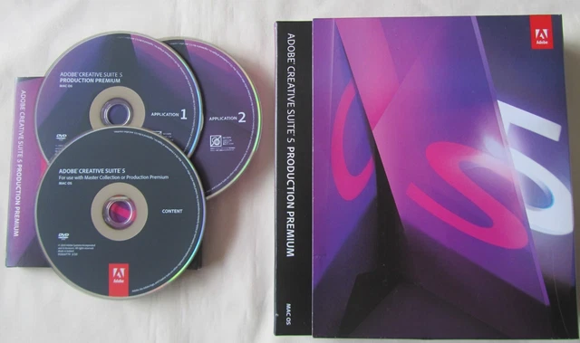 ADOBE CS5 CREATIVE Suite 5 Production Premium Mac Version With 