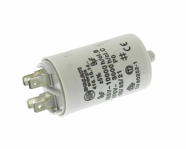 Condensatore Originale Beko Per Asciugatrice 9 UF (microfarad) - Modello 2807961400