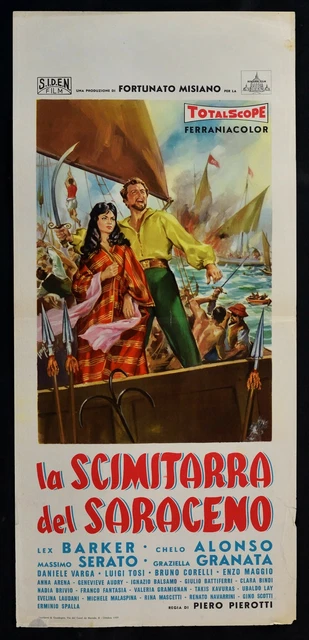 Affiche La Scimitar Del Saraceno Barker Lex Alonso Serato Pernet Gran B02