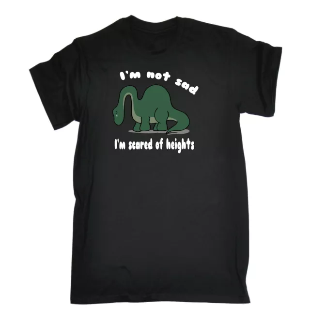 Im Not Sad Im Scared Of Heights Dinosaur T-SHIRT Cute Dino birthday fashion gift