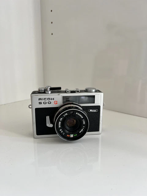 Ricoh 500g Disassembly Lens RICOH 500 G 35mm Film Camera Untested