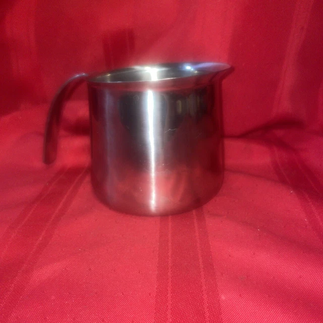 Krups 18/8 Stainless Steel Coffee Espresso Milk Steaming Frothing Cup Pitcher