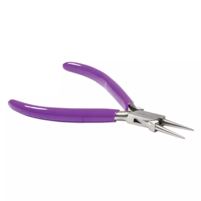 Beadsmith Super Fine Round Nose Pliers - Jewellery Making Tool - Purple - S0043 2