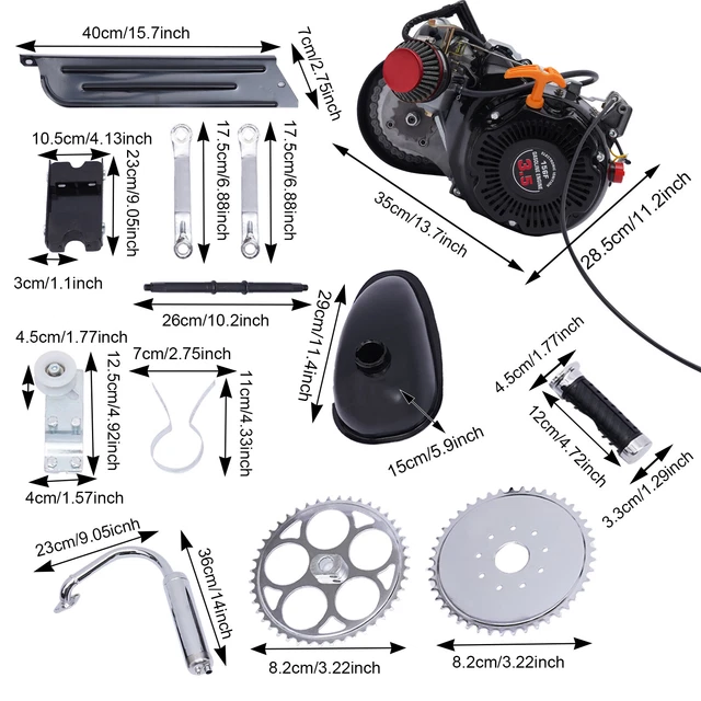 a bicycle with an engine