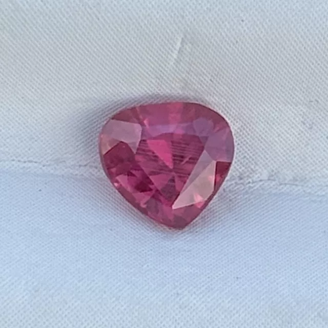 100% Natural Unheated Ruby Sapphire 0.51 Cts Pear Cut Engagement Loose Gemstone