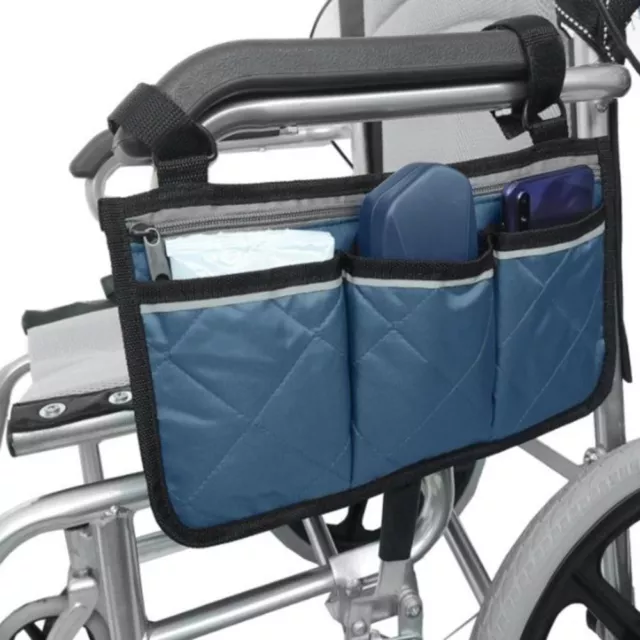 Chair Armrest Wheelchair Pouch Chair Side Bag Storage Bag Wheelchair Pocket