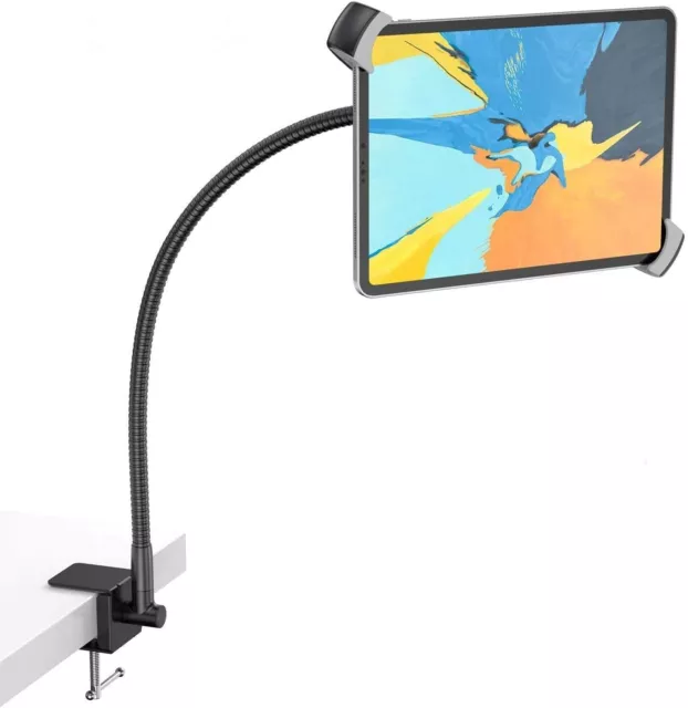 BESTEK Gooseneck Tablet Holder | 360° Adjustable Tablet Stand | Lazy Arm Clamp M