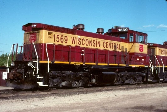 Wc 1569 Sw-1500 Fond Du Lac Wi (Wisconsin Central) Original Slide 08-15-99 T11-3