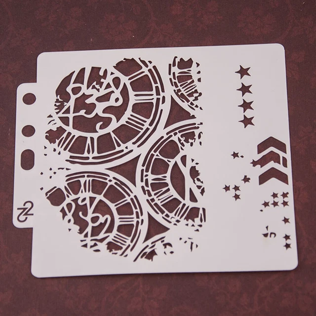 MANDALA MALSCHABLONEN ZUM Malen Zeichnungsvorlagen Präzision Sprühen