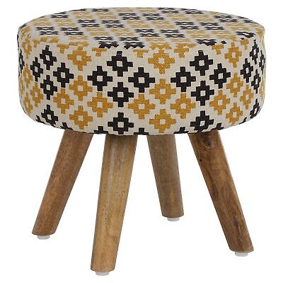 Azzurro C COMFORTLAND Sgabello in Pelliccia Faux Rotondo Pouf Ottomane Peloso Puff Poggiapiedi Parrucchiere Imbottita Moderno Design Decorativo per Camera da Letto Corridoio Soggiorno Trucco 