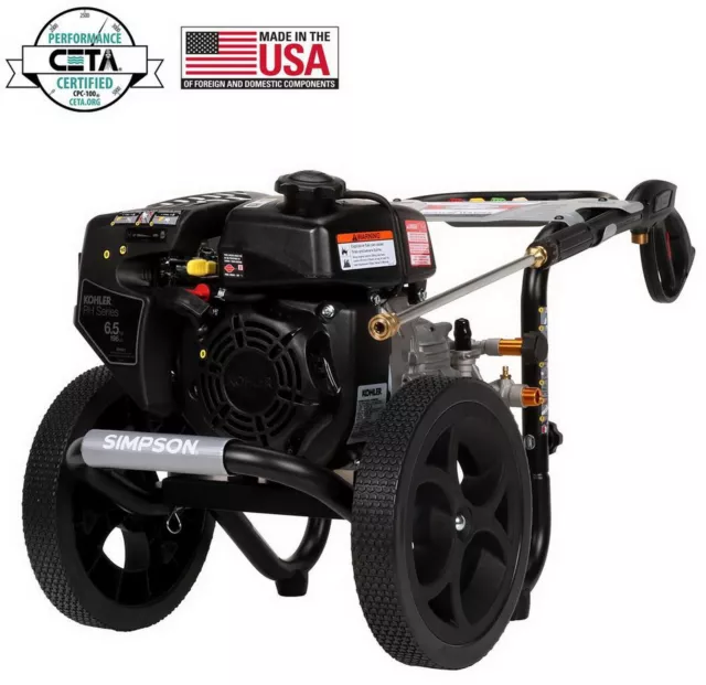 Simpson Kohler Gas Power Pressure Washer MegaShot 3100 PSI 2.4 GPM