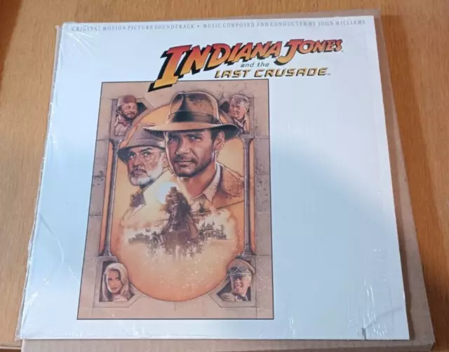 Indiana Jones And The Last Crusade Soundtrack. John Williams.  Vinyl LP  1989