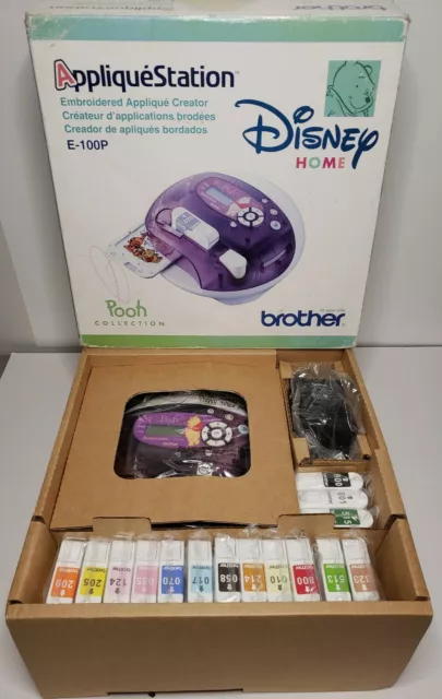 Bordado de apliques Disney Home Brother E-100P Winnie the Pooh (falta)