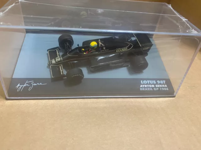 1/43 Ayrton Senna Lotus 98T Brazil Gp 1986