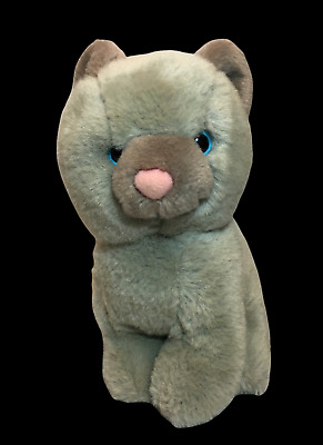 gray cat plush