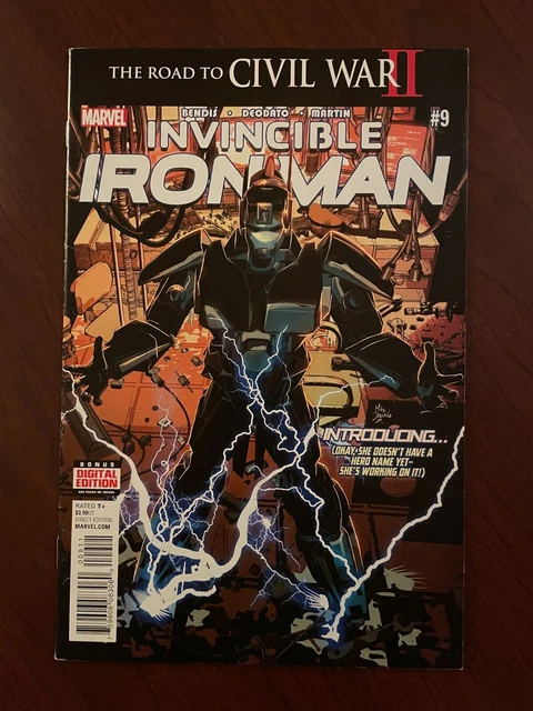 Invincible Iron Man #9 (Marvel 2016) 1st Riri Williams 1st Printing 8.0 VF