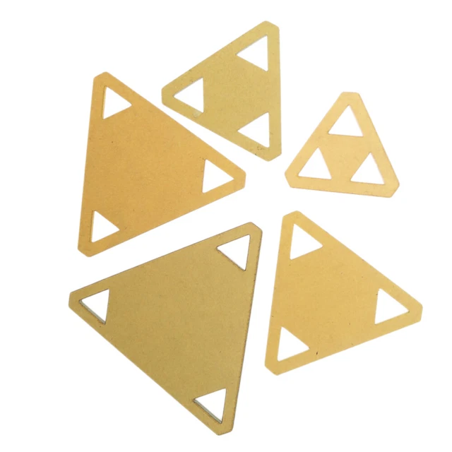 Plantillas de bordado modelos de plástico herramienta de edredón triangular plantillas de bordado