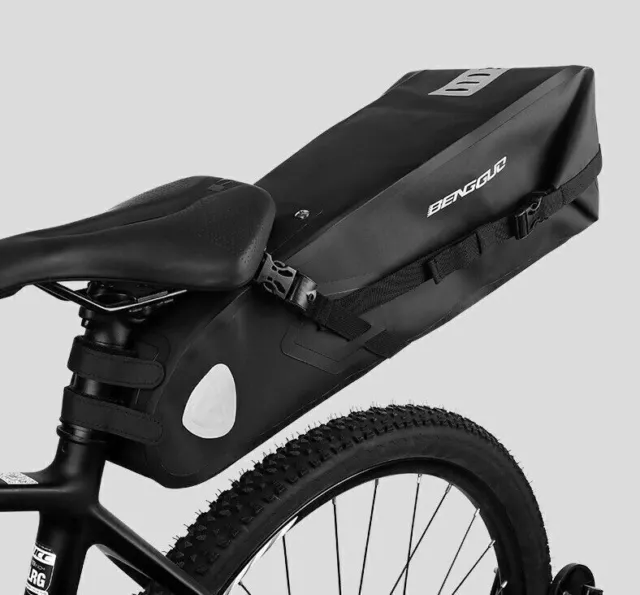 Waterproof Bikepacking Bag Saddle Bag MTB Road Bicycle Large 10L Cycling Bag