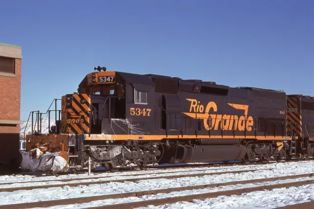 Denver & Rio Grande Western Railroad     #5347    Original Kodachrome  Slide