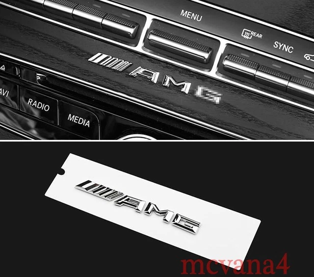 FOR MERCEDES AMG Badge Cockpit Centre Console Dashboard Interior ...