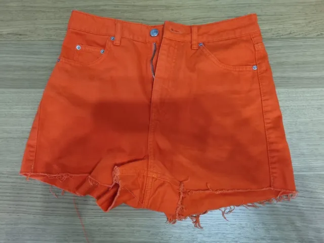 Pantaloncini arancioni Topshop Mom taglia 10