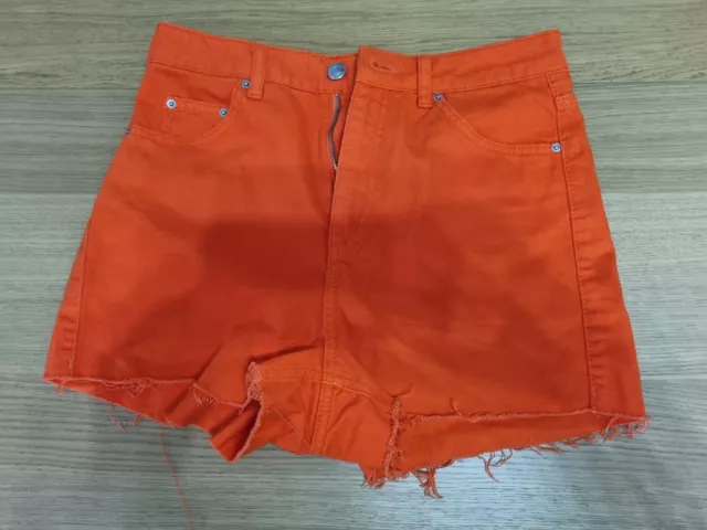 Pantaloncini arancioni Topshop Mom taglia 10
