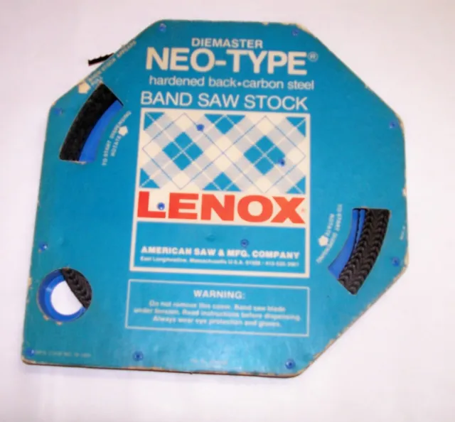 Lenox Neo-Type  Band Saw Blade Coil 50ft.+or- 1/4 X .025 6TPI Hook