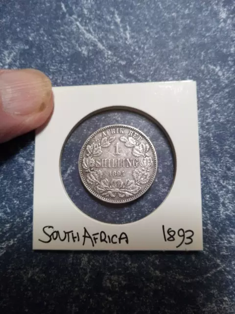 South Africa silver shilling 1894