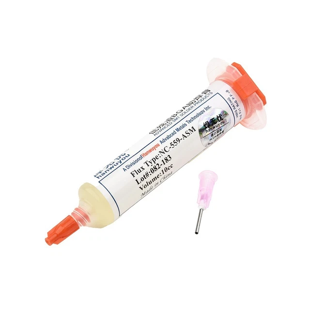 Pâte à souder NC 559ASM pour BGA CSP Ch 10CC capacité résultats exceptionnel