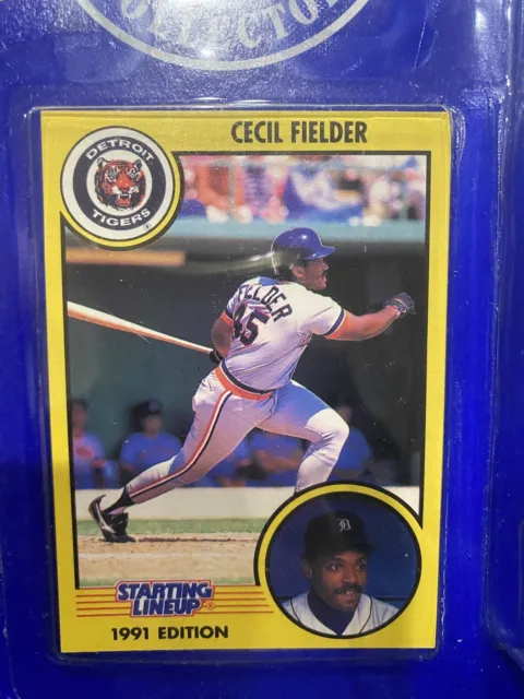 1991 Starting Lineup Cecil Fielder New in Factory Sealed Package