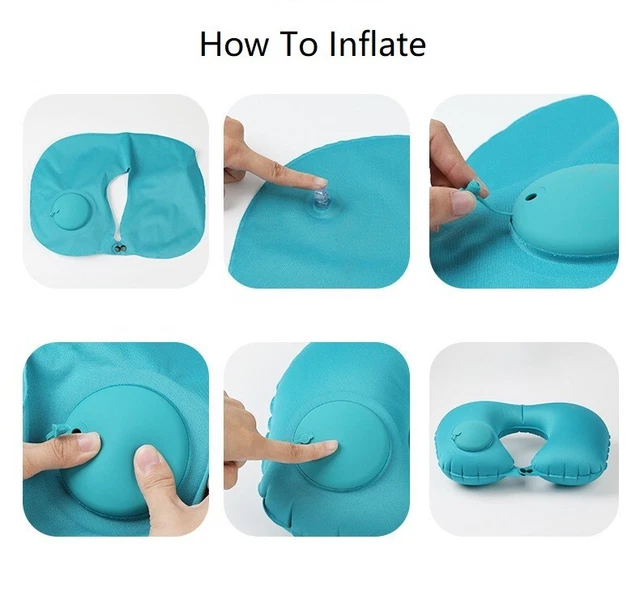 Inflatable Travel Neck Pillow U Shaped Pillow 3