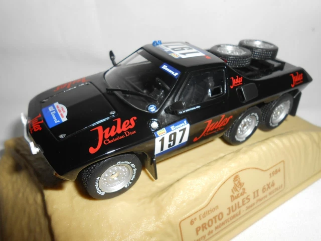 Miniature Norev Jules Proto De Montcorge - Rallye Paris-Dakar 1981, 1/43, Neuve