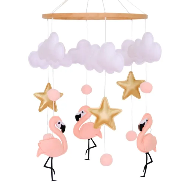 Pink Flamingo Baby Crib Mobile for Baby Girl, Baby Mobile,Nursery Mobile Nursery