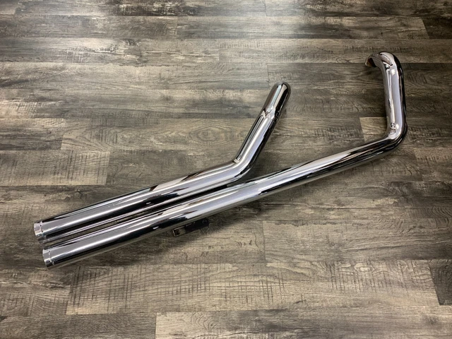 Honda 2003-2009 VTX1300 R S HARD KROME Muffler Exhaust Head Pipe System (#6)