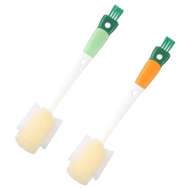 Cepillo de lavado de tazas, cepillo de detalles de cierre de botella, utensilios de cocina,