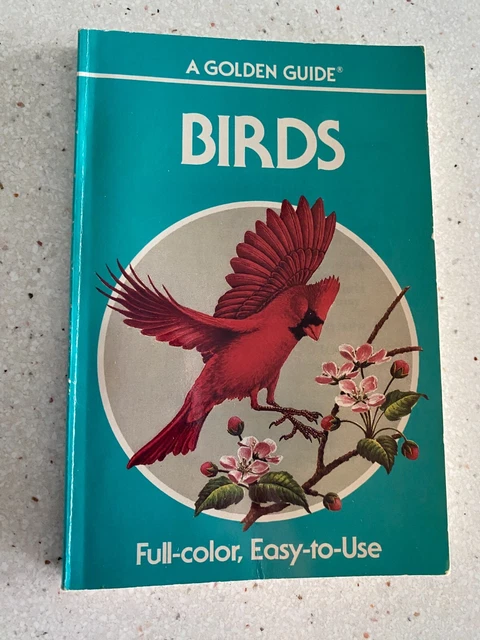 Vintage 1987 BIRDS A Golden Guide Book Classic 160 pgs Full-Color Illustrated