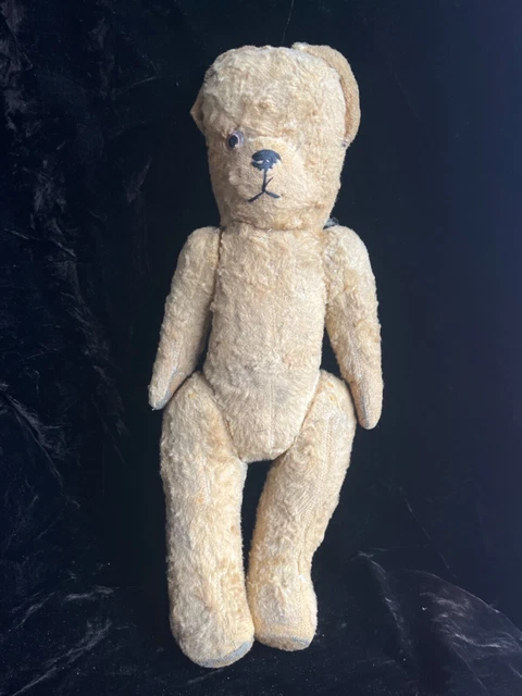 ours en peluche ancien vintage articulé à restaurer, teddy