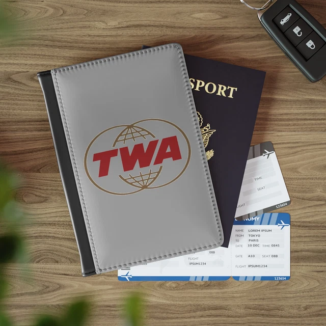 TWA - Trans World Airlines Passport Wallet