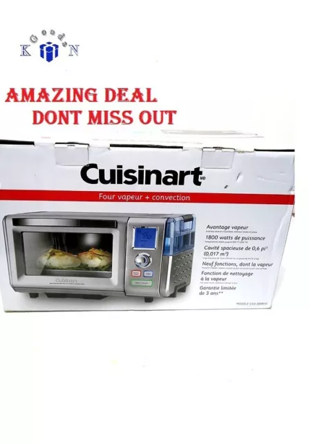 CUISINART Combo Steam Plus Convection Oven, Silver -A GRADE WORKING COND-ONTARIO