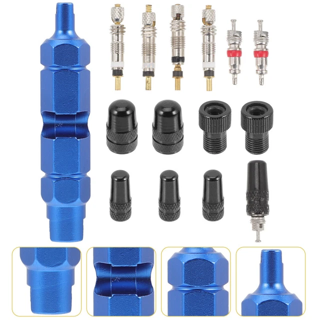 Kit Seringue Tubeless Pour Vélo - Injecteur Mastic Pneus Sans Chambre + Outil Valve - Montage Facile