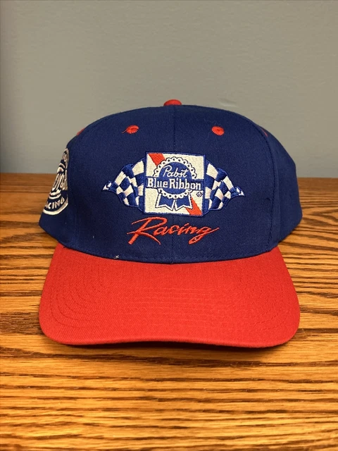 Pabst Blue Ribbon Beer Racing Team Trucker Hat Cap Snapback