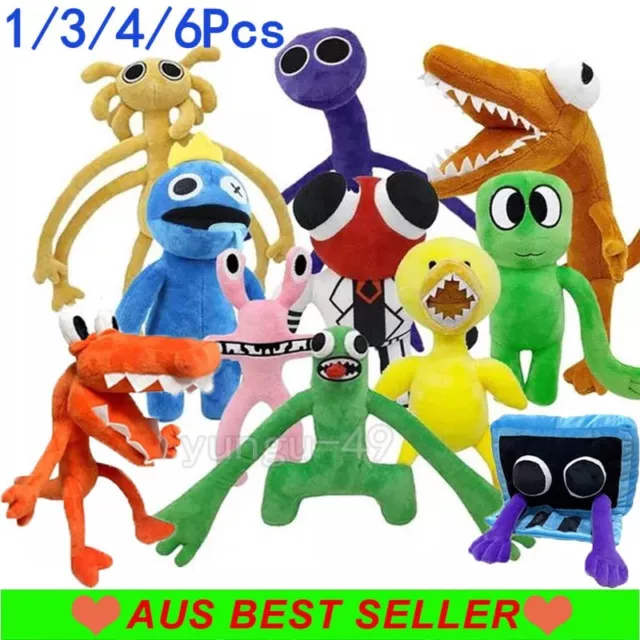 HIGH-QUALITY ROBLOX RAINBOW Friends Green Blue Plush Toys For Children And  $16.06 - PicClick AU