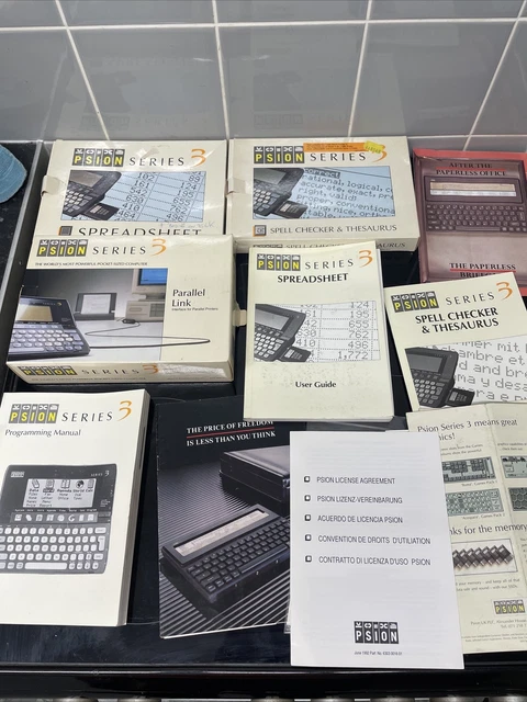 Psion Series 3 Parallel Link Interface for Printers + Spreadsheet & Spell Check.