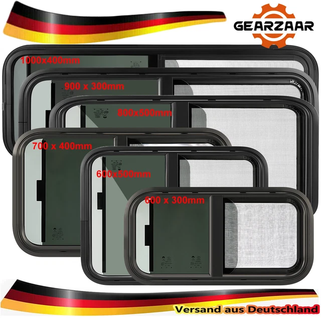 Caravan Seiten Fenster Schiebefenster Gehärtetes G Produktbild-Vorschau 6