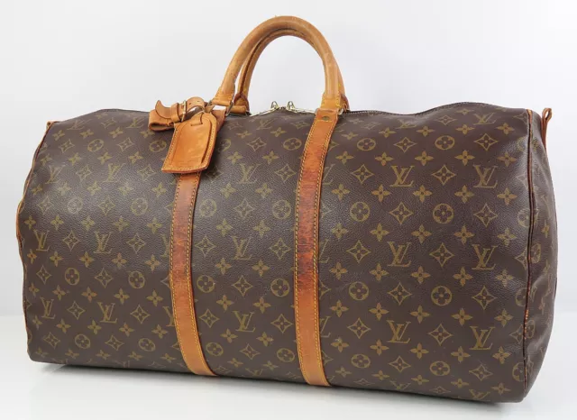 BORSONE ORIGINALE LOUIS VUITTON Keepall Bandouliere 55 Monogram Canvas 56083A EUR 329 02 PicClick IT