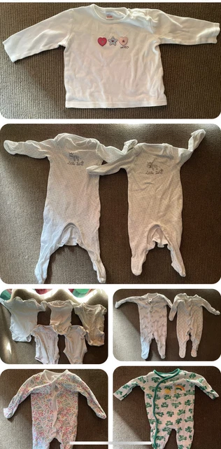 Newborn baby girl clothes bundle