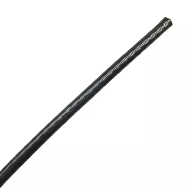 Black Vinyl Coated Galvanized Steel Cable 1/8"-3/16" Diameter 7x19 Strand 3