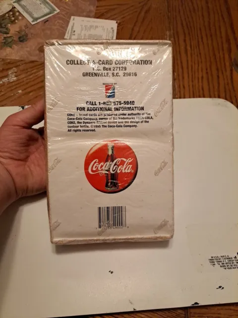 1995 Collect-A-Card Coca Cola Collectors Cards Series 4 Sealed Hobby Box 36ct. 2