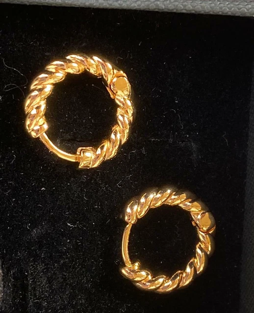 BENECREAT 16PCS ORECCHINI P Oro 18K 4 F 4 M -16 ...
